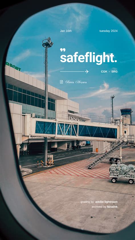 safe flight | Inspirasi instagram, Template instagram, Teknik fotografi