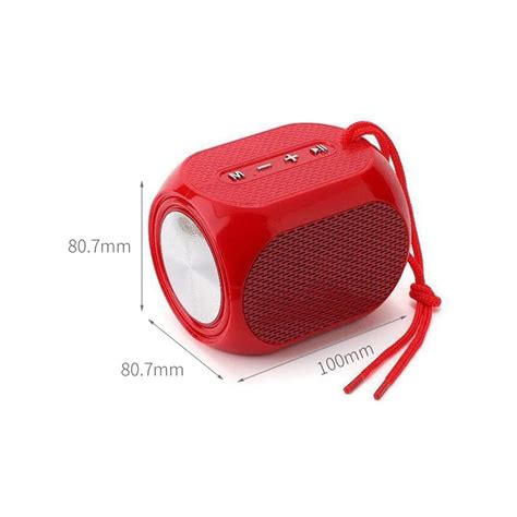 Buy QINERSAW Small Bluetooth Speaker LED Light Portable Speakers Bass ...