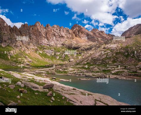Twin Lakes, Chicago Basin, Weminuche Wilderness Area, San Juan National ...