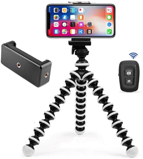 KSD High Quality Gorilla Tripod with Phone Mount & Remote, Flexible ...