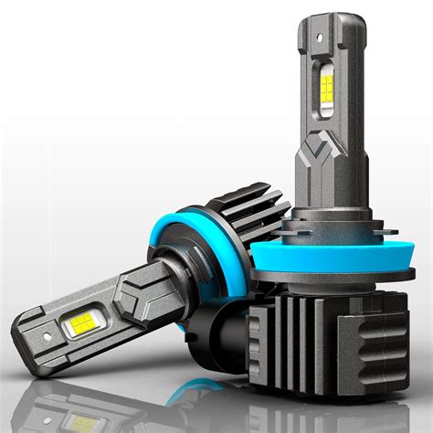 with Copper Pipe Fan 100W Car Light Bright LED Headlight Bulb - Plug ...