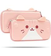 GeekShare Pink Bunny Plush Bag Carry Case Compatible with Nintendo ...