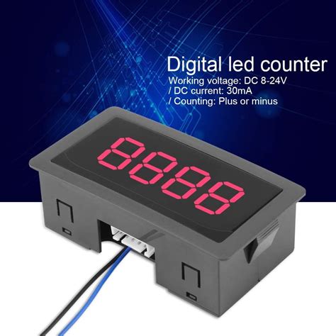TOPINCN Auto Digital Counter Mini 4 Digit 0- Counter Up/Down India | Ubuy