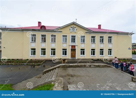 Architecture of Magada, Russian Federation Editorial Photo - Image of ...