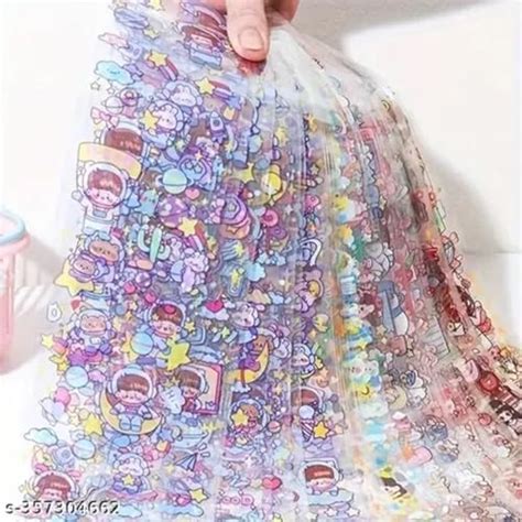 Giftiya Cartoon Cute Random Stickers for Girls - Decorative PET ...