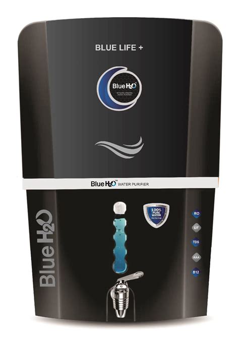 Blue H2O Blue Life + RO+UV+TDS+Alkaline Domestic RO Water Purifier ...