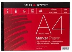 Flipkart.com | Daler-Rowney Graphic A4 70 gsm Marker Paper - Marker Paper