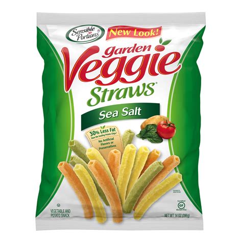 Sensible Portions Gluten-Free Sea Salt Garden Veggie Straws, 14 oz. - Walmart.com - Walmart.com