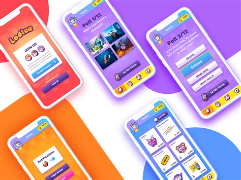 Kids app UI by Ben Bely on Dribbble