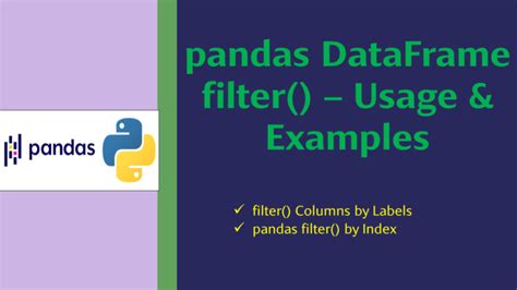 Image result for Filtering Multiple Data Frames in Pandas