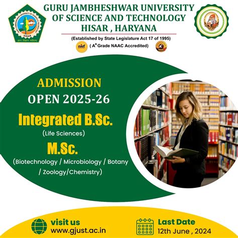 Guru Jambheshwar University of Science & Technology, Hisar - Haryana ...