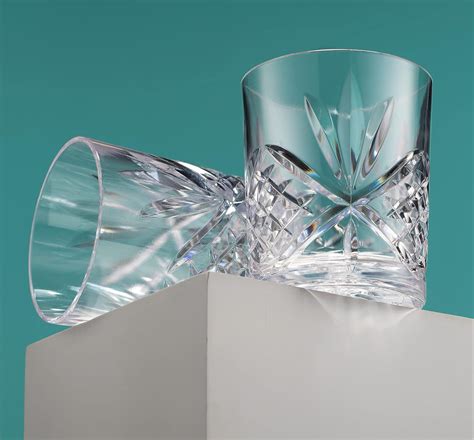 Buy Godinger Old Fashioned Whiskey Glasses, Shatterproof and Reusable ...