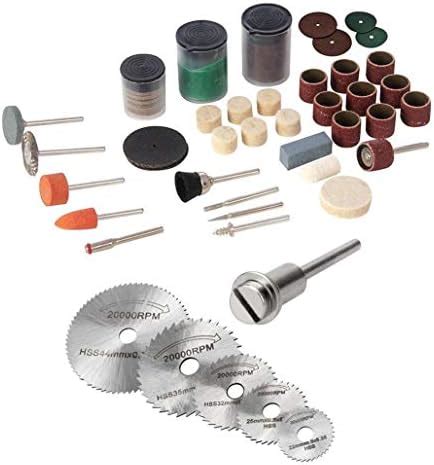 Digital Craft 105PC Rotary Tool Accessories Kit Mini Drill Bit Set with ...