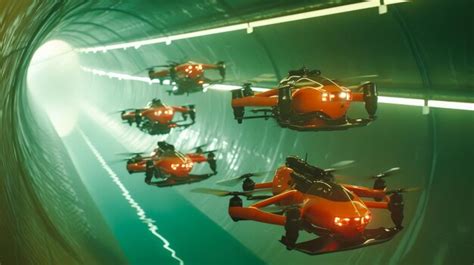 Dynamic start of highspeed drone race | Premium AI-generated image