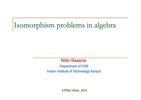 Isomorphic lagebra - Computer Science BCA - Studocu