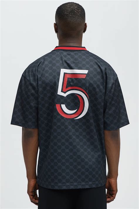 Saints Johnny Collar Soccer Jersey - Black | Fashion Nova