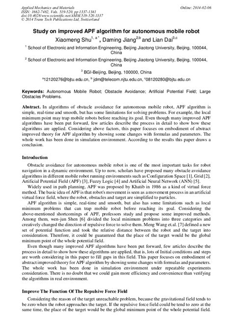 Image result for APF Algorithm