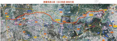 惠州沿江高速公路规划出炉 丰字交通再添一笔_建设
