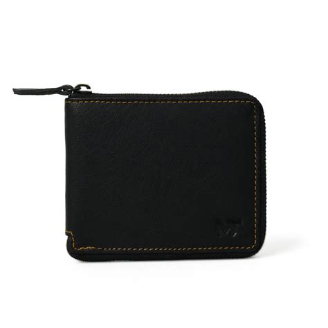 Adams Black Bi-Fold Genuine Buffalo Leather Wallet with Multiple Slots ...