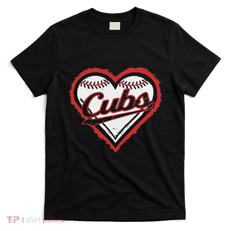 Vintage Cubs Heart Throwback Retro Classic T-Shirt | TeeShirtPalace
