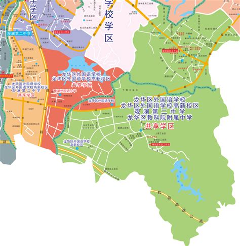龙华区清泉外国语学校初中部学区范围（含划分地图）- 深圳本地宝