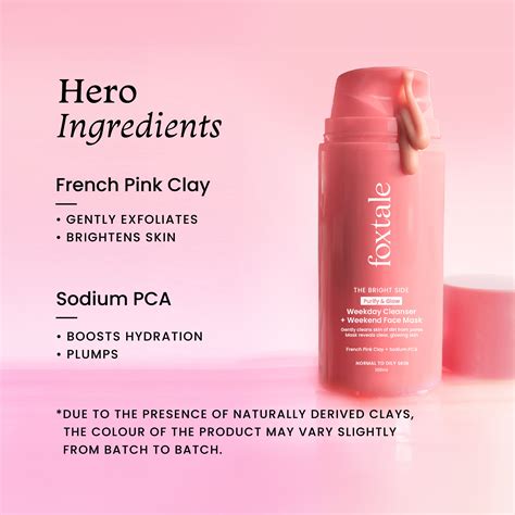 Buy Purify & Glow Cleanser + Mask at best price online at Foxtale.