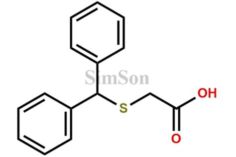 2-[(Diphenylmethyl)thio]acetic Acid | CAS No- 63547-22-8 | Simson ...