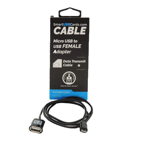 TVM.Bio Micro USB to USB Female Adapter - Plug & Play Our Smart Card or ...