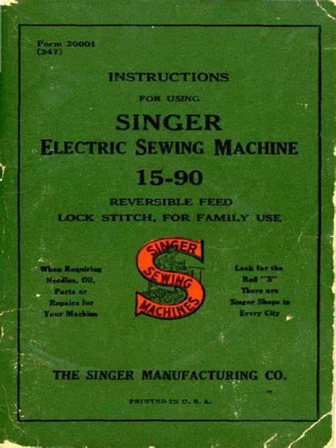 Image result for Manuals Singer Sewing Machine Printable