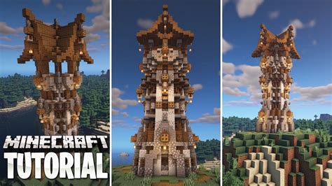 Minecraft Cool Watchtower Building Tutorial 的图像结果