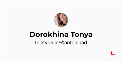Dorokhina Tonya — Teletype
