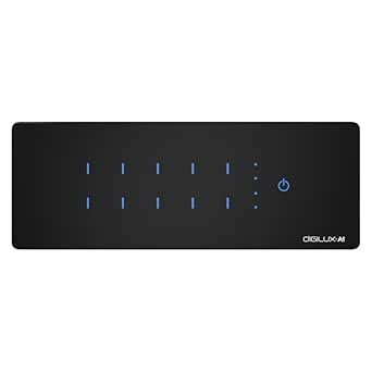 DIGILUX AI Smart Home WiFi Panel (10xSmart Switch). Touch Control ...