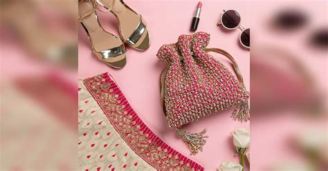 The Pink Potli: Shop Potlis & Clutches Online | LBB, Delhi