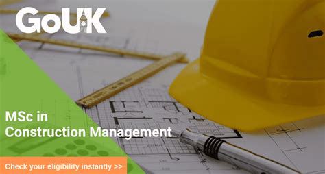 Masters in Construction Management in UK | MSc in Construction ...