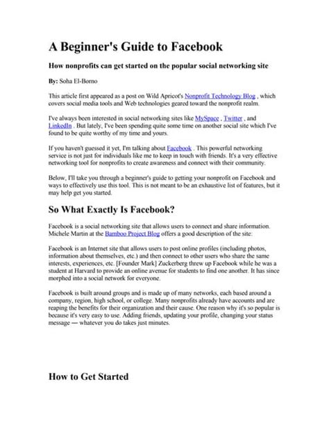 Image result for Facebook User Guide