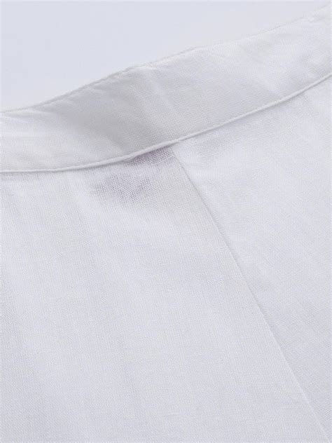 Buy White Solid Cotton Trousers Online at Rs.449 | Libas