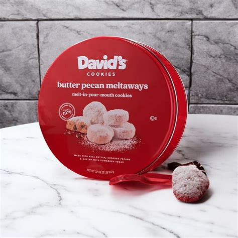 David's Cookies - Butter Pecan Meltaways, 32 oz.