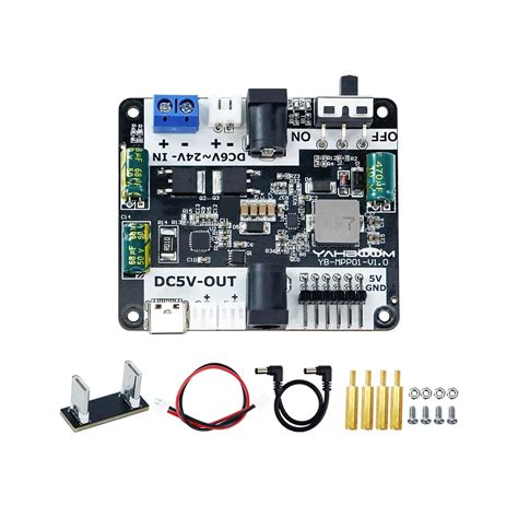 Yahboom Voltage Regulator Board, Buck Converter Step Down 6v-24v to 5v ...