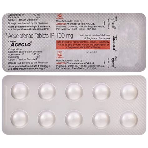 Aceclo - Strip of 10 Tablets : Amazon.in: Health & Personal Care
