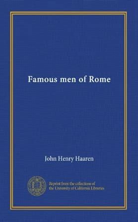 Famous men of Rome : Amazon.in: Books