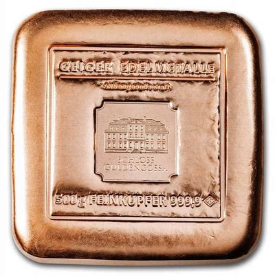 500 gram Copper Square - Geiger (Poured, .9999 Fine) India | Ubuy