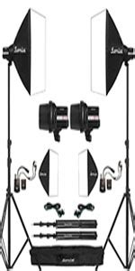 Sonia 300D Studio Flash Light/Studio Light Premium Soft Box with Light ...