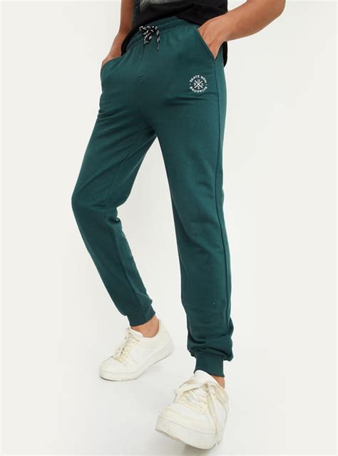 Buy Boys Solid Elasticated Joggers Online at just Rs. 599.0 ...