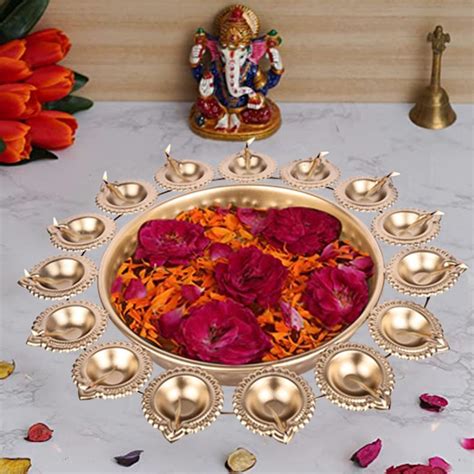 Globe Enterprises Moradabad - Golden Planter Set With Stand ...