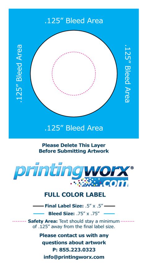 Free Full Color Label Templates