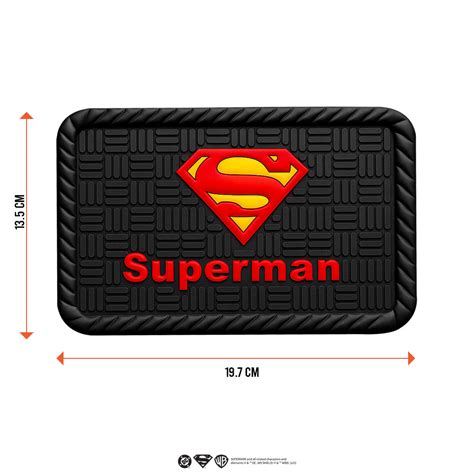 Superman Red Logo Car Non Slip Mat from DC Official Merchandise ...