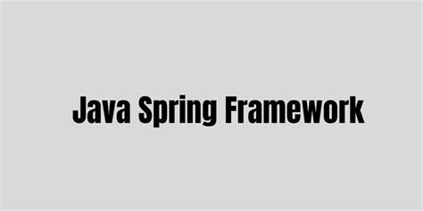 Image result for Java Spring Framework Tutorial Logo