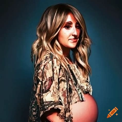 Lainey wilson during pregnancy on Craiyon