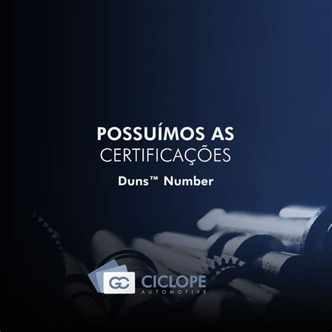D-U-N-S® Number - Data Universal Numbering System Number (Número do ...