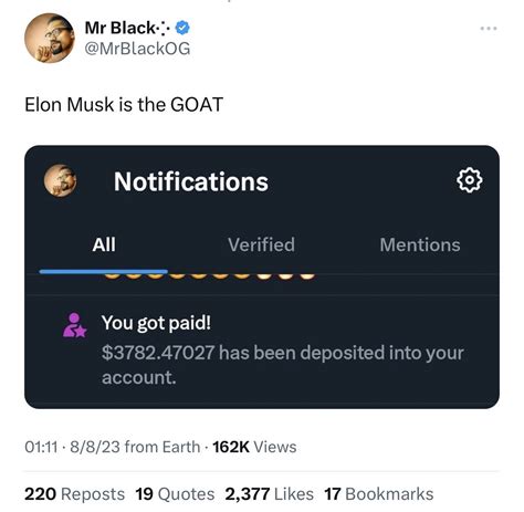 Elon Musk's X, previously known as Twitter, is paying individuals for their tweets based on ad ...